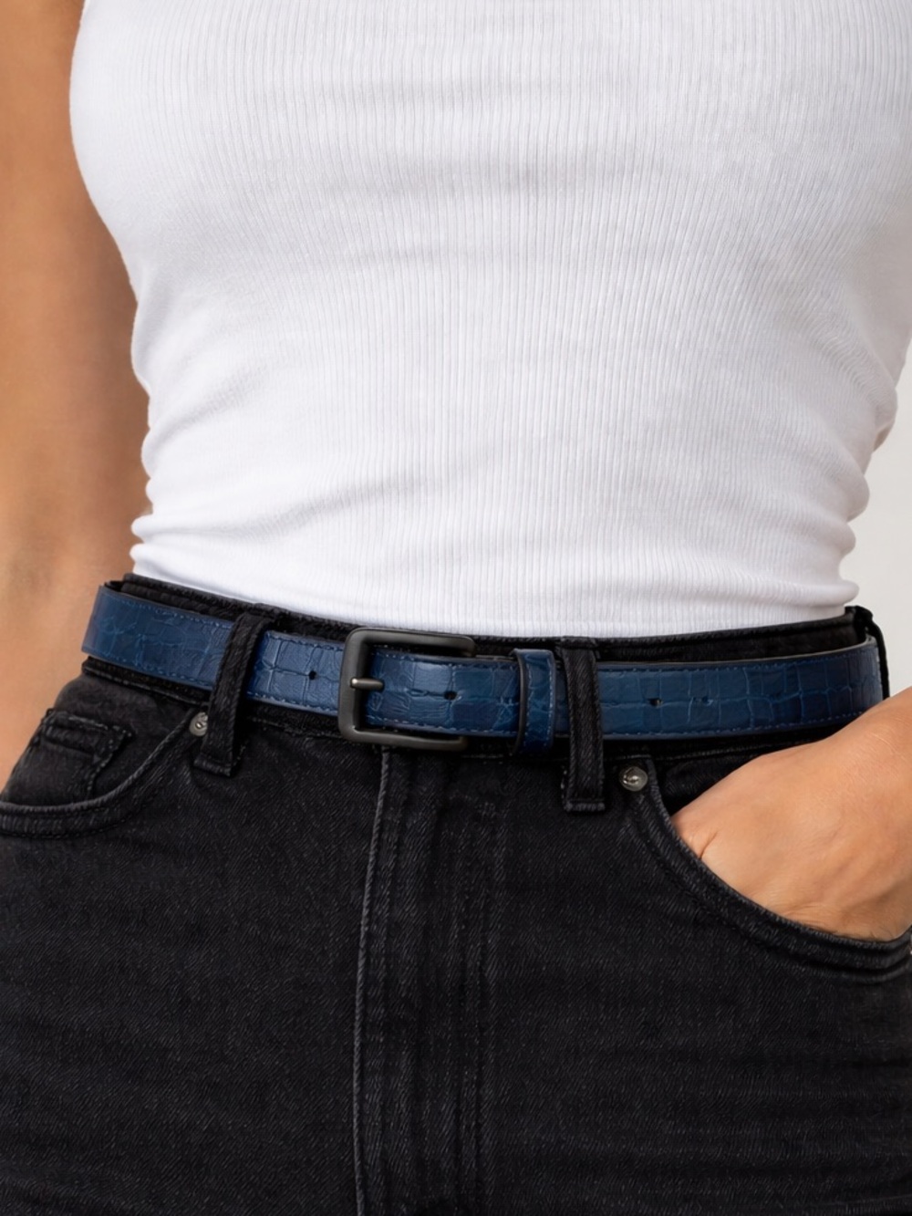 Bottega Veneta crocodile women’s belt